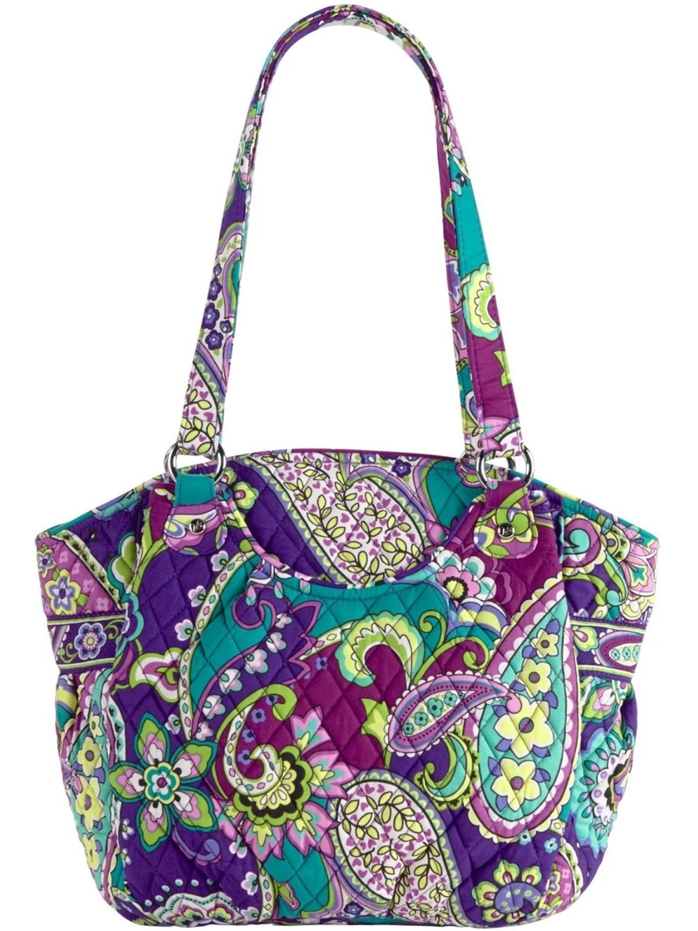 Vera Bradley Heather paisley pattern satchel